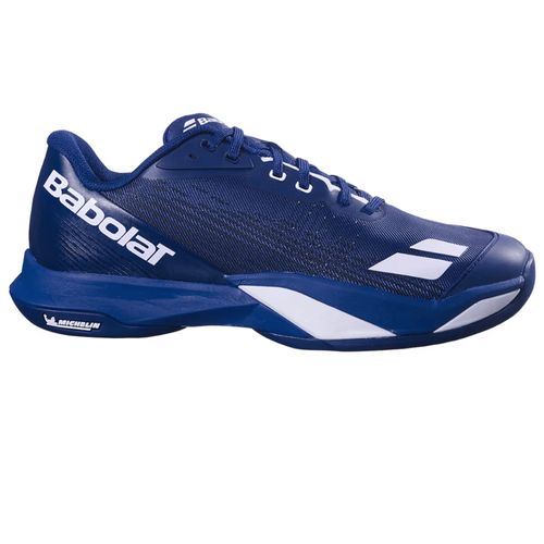 Babolat Jet Mach 4 All Court Mens Wide Tennis Shoe Dark Blue/White 30F26846B 4131image