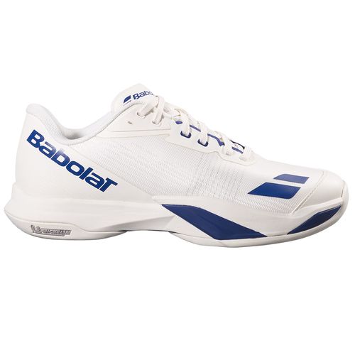 Babolat Jet Mach 4 All Court Mens Tennis Shoe Cream/Dark Blue 30S26629B 1115image