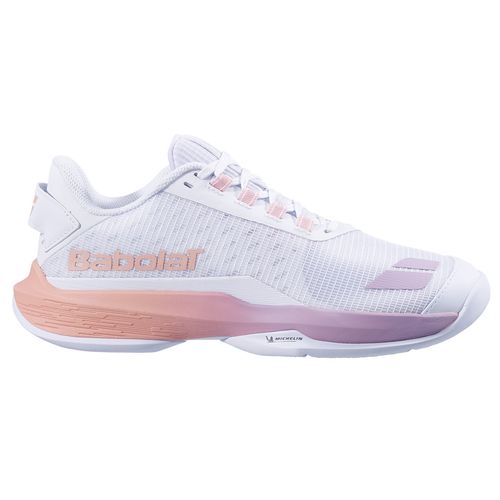 Babolat Jet Tere 2 All Court Womens Tennis Shoe White/Sunset 31F26975C 1120image