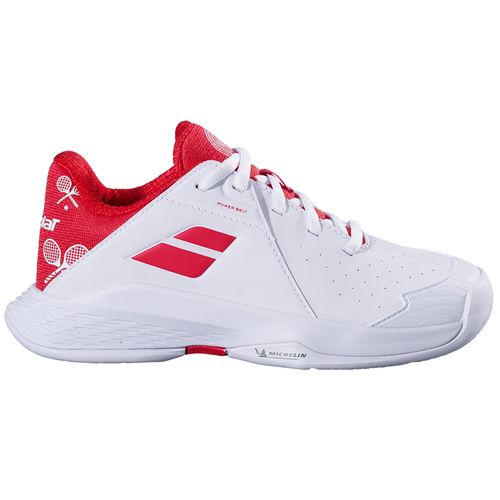 Babolat Propulse 3 All Court Junior Tennis Shoe White/Red 32JS26553A 1116image