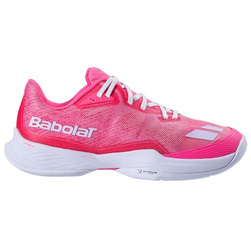 Babolat Jet Mach Womens Pickleball Shoe Fluo Pink/White 3A1F26B933 5087image
