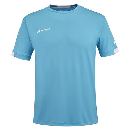 Babolat Play Crew Neck Boys Shirt Cyan Blue 3BP2011 4124image