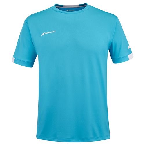 Babolat Play Crew Neck Shirt Mens Cyan Blue 3MP2011 4124image