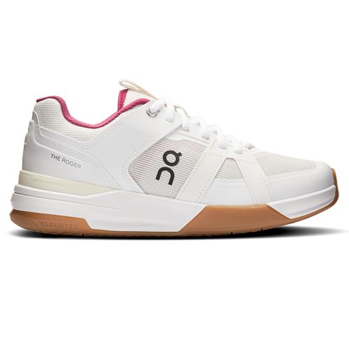 On The Roger Clubhouse Pro 1 Womens Tennis Shoe Ivory/Grenadine 3WD30054038
image