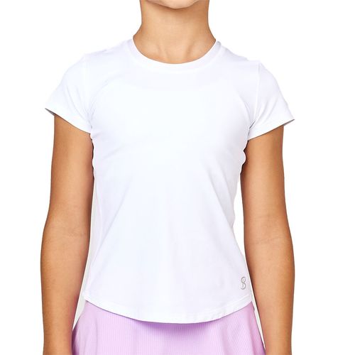 Sofibella UV Colors Girls Short Sleeve Top White 4057 WHT
image