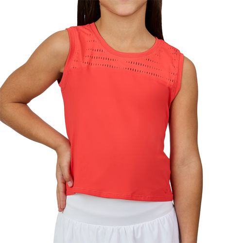 Sofibella Viva Hibiscus Girls Sleeveless Tank Hibiscus 4082VIV HIBimage