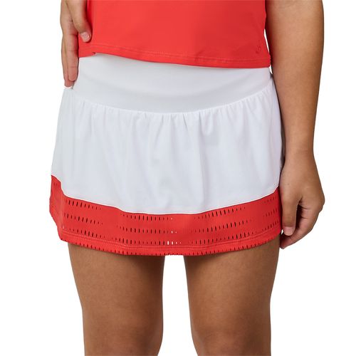 Sofibella Viva Hibiscus Girls Skirt White 4096VIV WHTimage