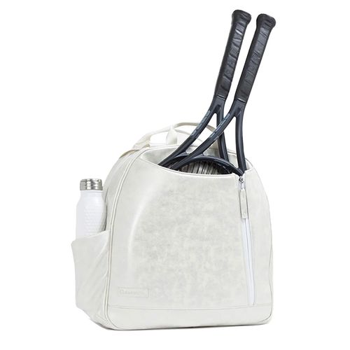 Doubletake Melbourne Limited Edition Tennis Backpack Womens Pearl V Leather 4404101image