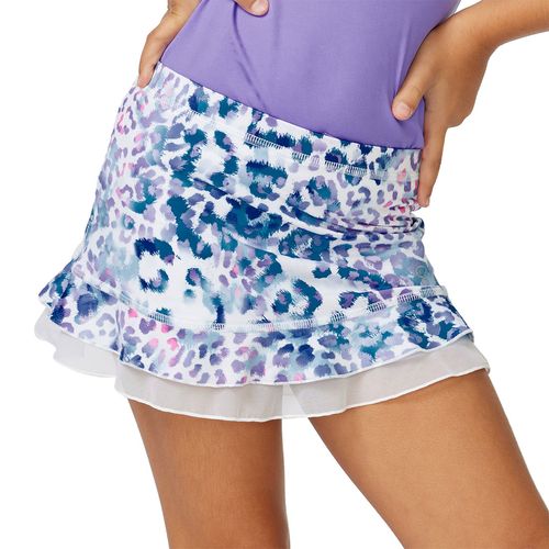 Sofibella Girls UV Colors Ruffle Skirt Blue Animal 4614-BAN
image