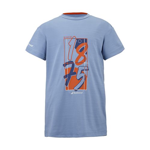 Babolat Exercise Graphic Boys Tee Shirt Forever Blue 4BTG017 4145image