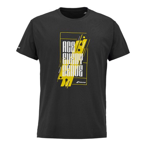 Babolat Exercise Message Tee Shirt Mens Black/Black 4MS26445 2000image