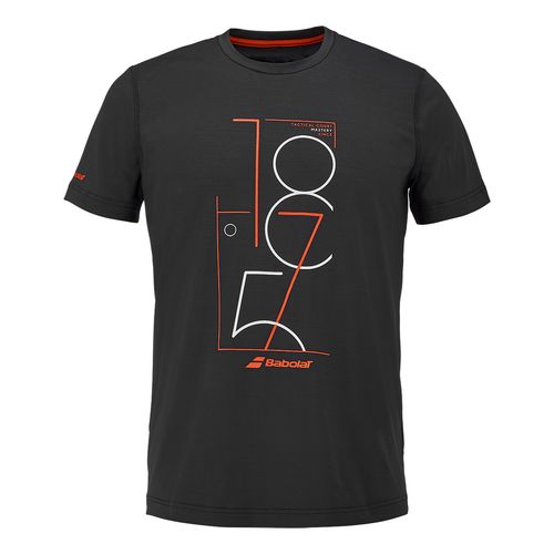 Babolat Exercise Graphic Tee Shirt Mens Black/Black 4MTG017 2000image