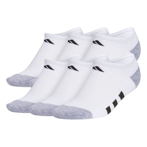 adidas Youth Athletic Cushioned 6 Pack No Show Sock White/Grey/Black 5157867
image