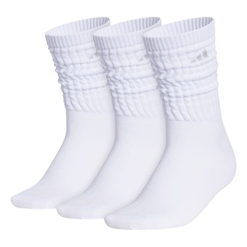 adidas Womens Athletic Scrunch Crew 3-Pack White 5161994ûMediumimage