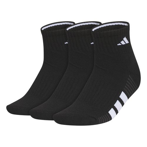 adidas Womens Cushioned 4.0 Quarter Sock 3-Pack Black 5162955image