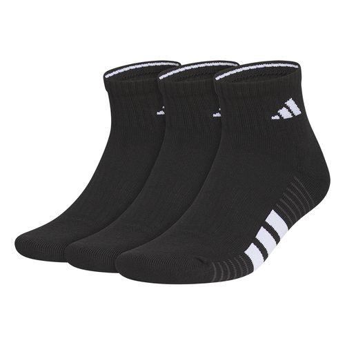 adidas Mens Cushioned 4.0 Quarter Sock 3-Pack Black 5163005image