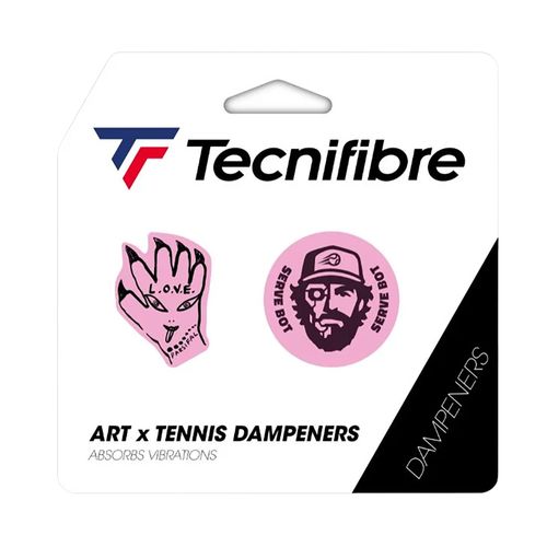 Tecnifibre AxT 2 Pack Vibration Dampener Pink/Black 53ARTXTENNimage