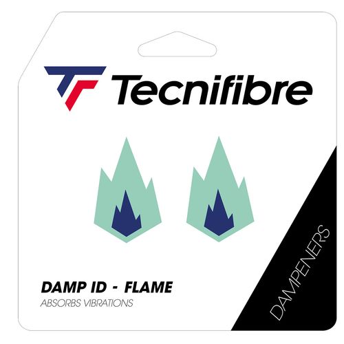 Tecnifibre ID Flame Dampener 2pk Vibration Dampener Blue/Turquoise 53FLAMEDAM
image