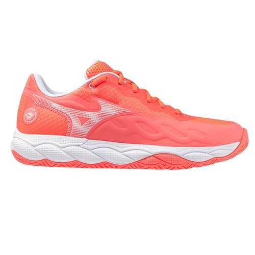 Mizuno Wave Enforce Court Womens Tennis Shoe Striking Coral/White 550076 1900
image