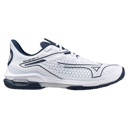 Mizuno Wave Exceed Tour 6 Mens Clay Tennis Shoe White/Dress Blue 550091 005Q
image