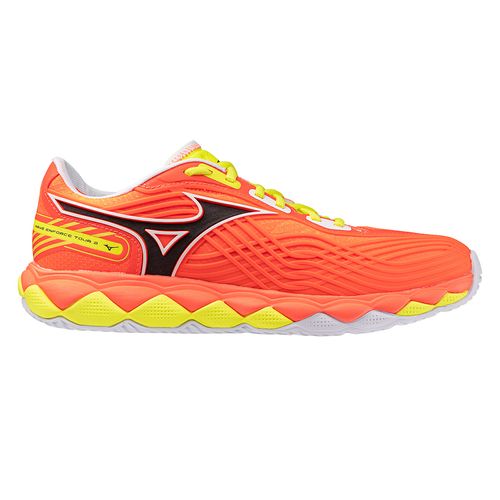 Mizuno Wave Enforce Tour 2 Mens Tennis Shoe Lava Orange/White 550094 2500image