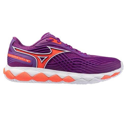 Mizuno Wave Enforce Tour 2 Womens Tennis Shoe Dahlia/White 550095 6L00image