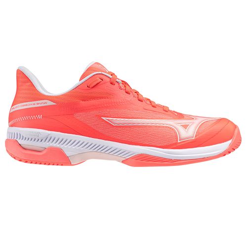 Mizuno Wave Exceed Court Womens Tennis Shoe Striking Coral/White 550113 1900
image