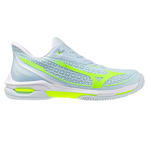 Mizuno Wave Exceed Tour 7 Womens Tennis Shoe Ice Water/Lightning Yellow 550119 IW3Fimage