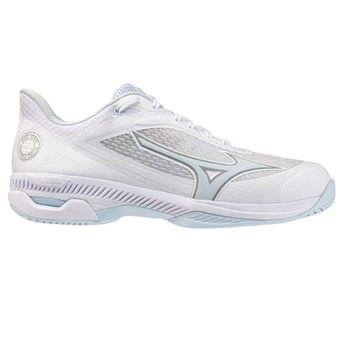 Mizuno Wave Strike Womens Pickleball Shoe White/Ice Water 550123 00IWimage