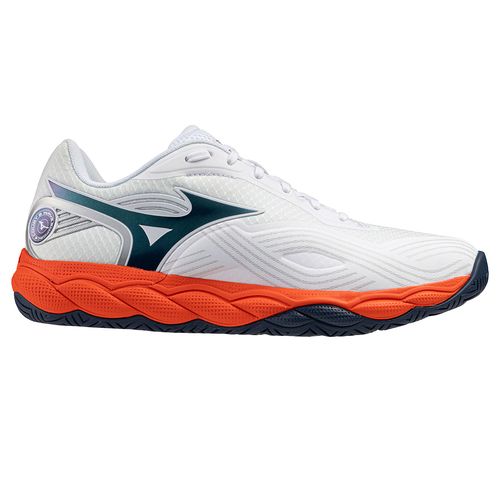 Mizuno Wave Enforce Court 2 Mens Tennis Shoe White/Insignia Blue 550130 005Aimage