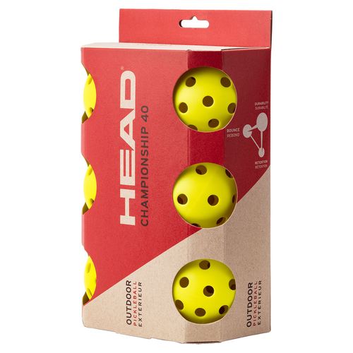 Head Championship 40 Pickleball 6 Pack 557035 Yellowû
image