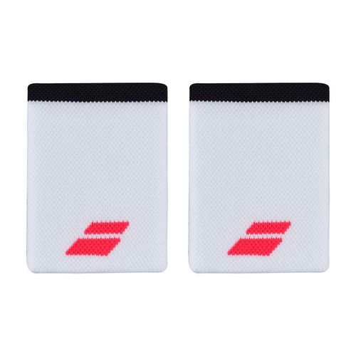 Babolat Logo Jumbo Wristband - White/Strike Red
image