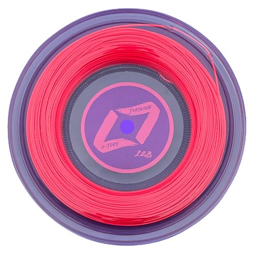 Toroline O-Toro 17 (1.23mm) Tennis String Mini Reel (330) Neon Pink 601527233089image