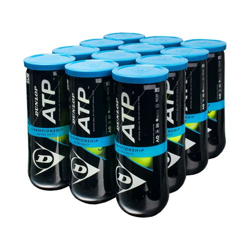 Dunlop ATP Championship (12pk) Extra Duty Tennis Balls Yellow 601671image