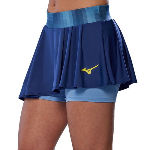 Mizuno Printed Flying Skirt Womens Bellwether Blue 650015 BWBW
image