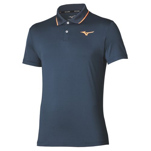 Mizuno Racquet Sports Polo Mens Insignia Blue 650044 5A5Aimage