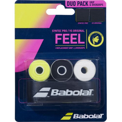 Babolat Syntec Pro + VS Original Overgrip 3pk - Black/Yellow/White
image