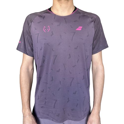Babolat Juan Lebron Replica Shirt Mens Dark Plum 6MZ26012 4155image