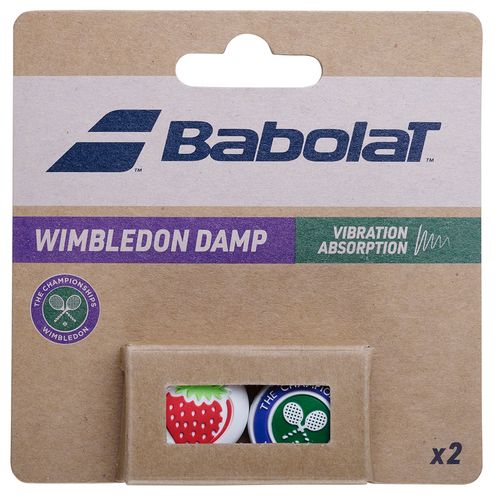 Babolat Wimbledon Vibration Dampener 2pk White 700129 100
image
