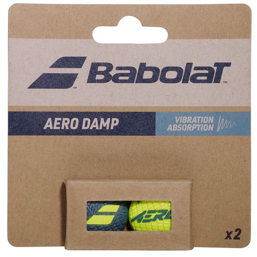 Babolat Aero Vibration Dampener 2pk Grey/Yellow 700137 100image