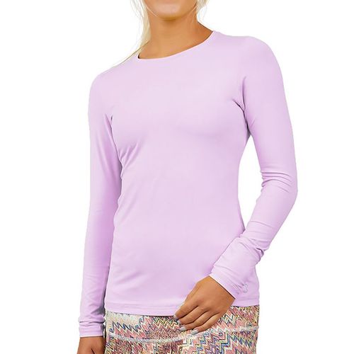 Sofibella UV Colors Long Sleeve Top Womens Lavendar 7013 LAV
image