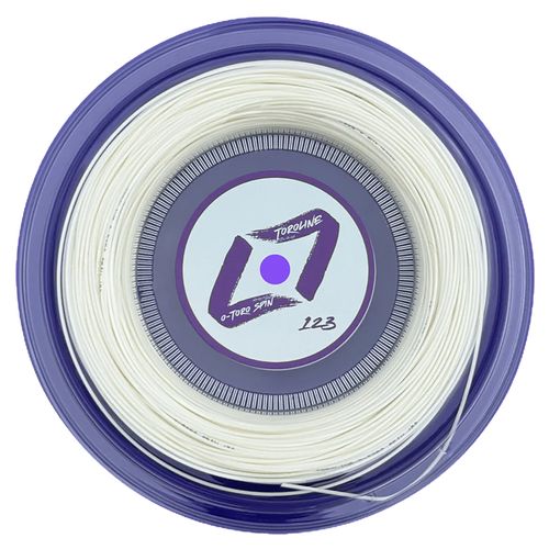 Toroline O-Toro Spin 17 (1.23mm) Tennis String Mini Reel (330) White 727252773444image