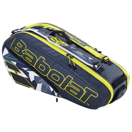 Babolat RH 6 Pack Pure Aero Bag - Grey/Yellow/White
image