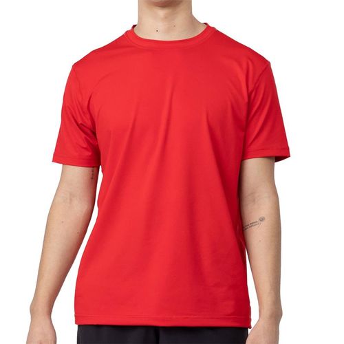 Sofibella Athletic Core Short Sleeve Shirt Mens Red 8032 REDimage
