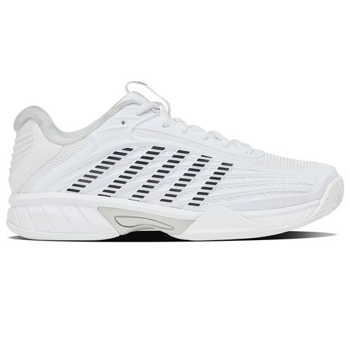 K Swiss Hypercourt Express 3 Junior Tennis Shoe White/Dawn Blue/Black 84603 152image