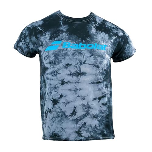 Babolat Crystal Tie Dye Logo Tee Shirt Mens Black/Grey Crystal 911127 U18
image
