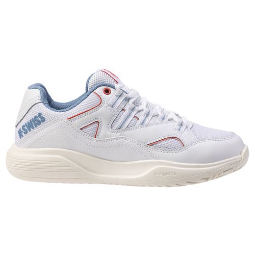 K-Swiss Tura Team Womens Pickleball Shoe White/Faded Denim/Dubarry 94076 163
image