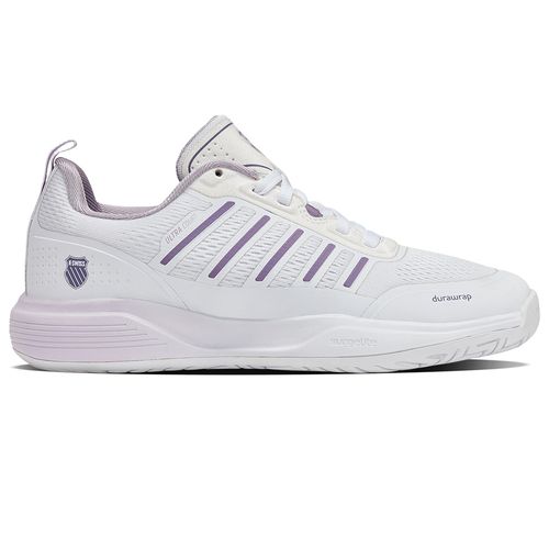 K Swiss Ultracourt Womens Pickleball Shoe White/Orchid Hush/Purple Haze 94405 143image