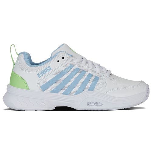 K-Swiss Court Express 2 Womens Tennis Shoe White/Dutch Canal/Paradise Green 94428 112
image