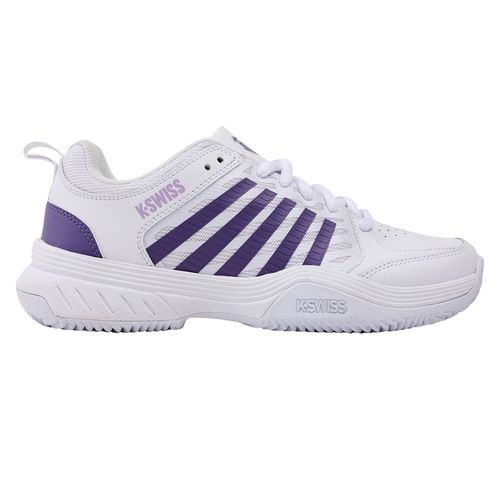K Swiss Court Express 2 Womens Tennis Shoe White/Purple Haze/Neon Lavendar 94428 163image